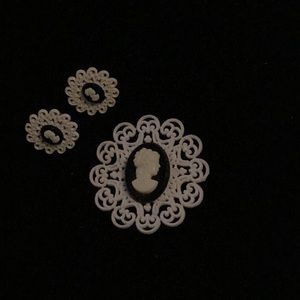 Vintage Brooch and earrings
